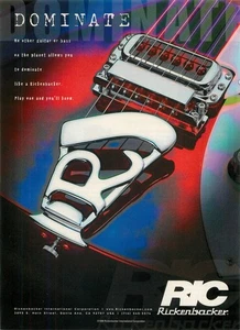 Magazine Print Ad RICKENBOCKER 2003 Guitar Bass DOMINATE Santa Ana California - Bild 1 von 1