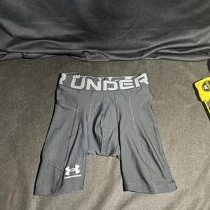 Under Armour HeatGear Mens Compression Shorts Black Gym Base Layer NEW Size S - Imagen 1 de 6