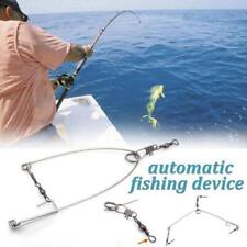 Camping Automatic Fishing Device, Spring Ejection Fishing Steel Hook, W2I8