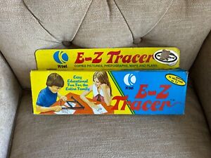 1974 E-Z Tracer K-Tel Plastic Tracing Tool As Seen On TV Box Vintage