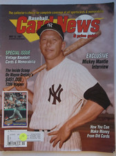 Baseball Card News & Price Guide May 13 1991 - MICKEY MANTLE Interview