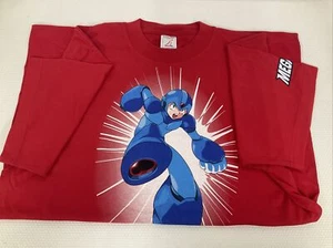 Herren Megaman T-Shirt Large Grau Grafikdruck Capcom Kurzarm - - Bild 1 von 5
