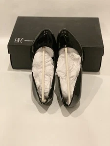 INC Malinda Womens Classic Pump Shoes Size 5 M Black Patent Leather NWB - Afbeelding 1 van 4