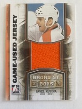 2011/2012 ITG In The Game Broad Street Boys Game Used Jersey - Pavel Kubina M20
