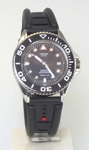 YEMA BY SEIKO YE-139-M NAVYGRAF MEN'S QUARTZ DEEP-DIVER WATCH - NEW RARE 30-ATM - Picture 1 of 13