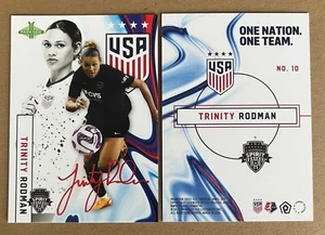 Trinity Rodman 2023 Parkside One Nation Card #10 USWNT /NWSL/ SPIRIT QTY - Picture 1 of 1