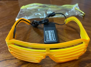 Moonglasses Neon Yellow eyewear Used - Picture 1 of 5
