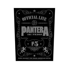 Pantera Negro Back Patch 101% Prueba Rock Band Coser Oficial