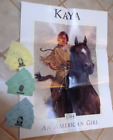 New American Girl Doll Poster Kaya - MINT CONDITION !  -18x24" + 15pcs. Play $$$