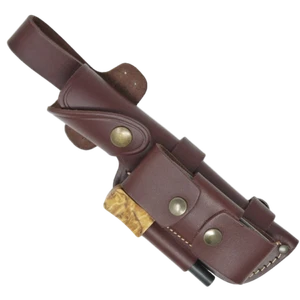 TBS Leder Multi Carry Messerscheide mit Etui + DC4/CC4 und Firesteel Option - Bild 1 von 9