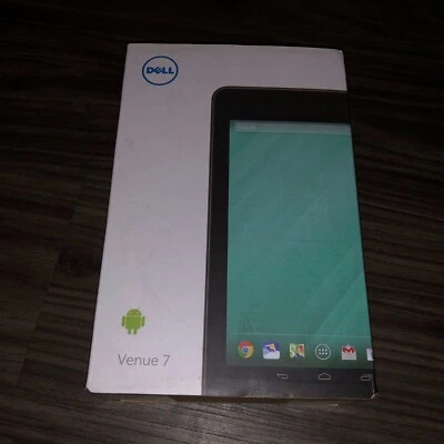 NEW Dell Venue 7 16GB, Wi-Fi, 7in - Black model 3740 hd displayV7TBL-1666B-BLACK - Image 1 of 4