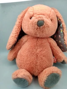 B Softies Happy Hues Bunny Rabbit Plush Stuffed Animal Easter Orange Soft Toy - Picture 1 of 4
