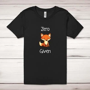 Zero Fox Given Adult T-Shirt - Picture 1 of 13