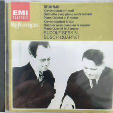 BRAHMS: Piano Quintet - Rudolf Serkin & Busch-Quartet (US CD EMI D 134499 /OVP)