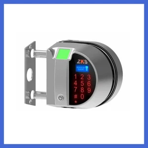Cerradura de puerta de vidrio con huella digital abierta única + contraseña para acceso - Imagen 1 de 14