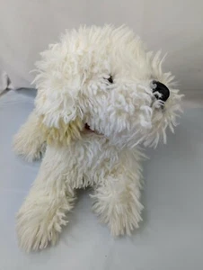 Animal Alley Crema Perro Peluche Peludo 12 Pulgadas 2000 Peluche Juguete - Imagen 1 de 9