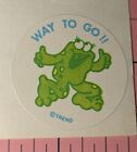 vintage scratch n sniff stickers Trend Matte Spearmint Frog With Logo