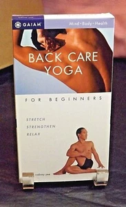 BACK CARE YOGA FOR BEGINNERS WITH RODNEY YEE VHS 1998 30 MIN WORKING - Picture 1 of 3