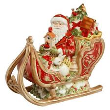 Fitz and Floyd® by Goebel - Figur- Santa auf Schlitten - rot - UVP 599,00 - SALE