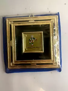 Vintage: ITALIA '90 FRAMED Ciao Mascot - NOS - FIFA World Cup 1990 RARE HTF - Picture 1 of 6