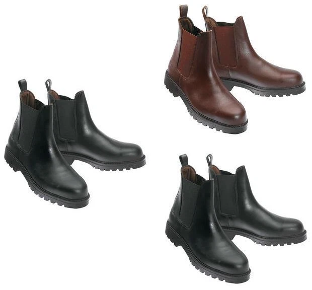 EKKIA Outdoor-Stiefelette Stahlkappe Norton Safety Stiefeletten Rindsleder 10T Neu