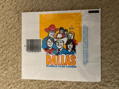 1981 Donruss Dallas Wrapper Only ExMt - Imagem 1 de 2