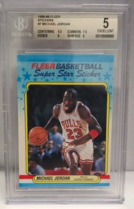 Michael Jordan 1988 Fleer #7 Stickers Price Guide - Sports Card Investor