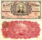 Mexico, 2 Pesos,Banco del Edo. de Mexico, 2-9-1914,Series P.Q., S/N 120807,S-337