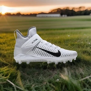Nike Alpha Menace Pro 2 Mid Fußballschuhe weiß platin AQ3209-100 Größe 10,5 - Bild 1 von 5