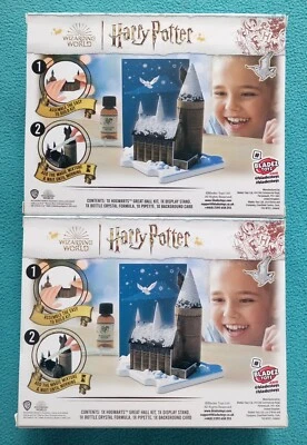 2 x Harry Potter Wizarding World Magic Snow Hogwarts Great Hall Kit Age8+ new  - Image 1 of 4