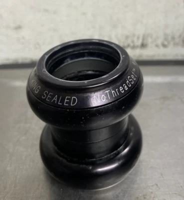 Chris King Vintage 1 1/8 NoThreadset Negro Sin Logo Carretera MTB Rodamiento Sellado Foto 1 de 3