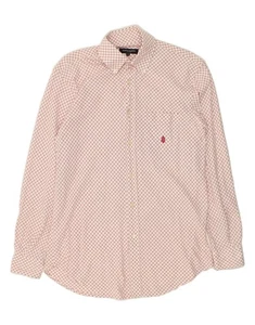 Camicia uomo MARINA YACHTING taglia 41 media rossa cotone gingham AX10 - Foto 1 di 3