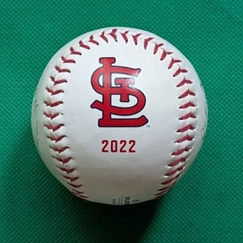 Béisbol 2022 St. Louis Cardinals MLB Rawlings con autógrafos impresos del equipo 2022 Foto 1 de 4