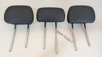2008-2014 MERCEDES-BENZ C300 C350 W204 REAR SEAT HEADREST SET OF 3 BLACK OEM - Image 1 of 4