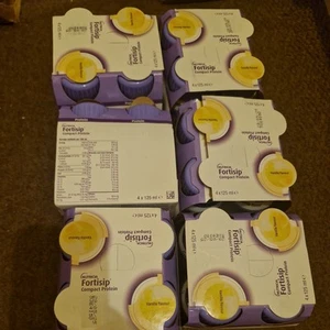 24 X Fortisip Compact Protein Drink 125ml upcoming date 29.5.25 vanilla flavour - Picture 1 of 1