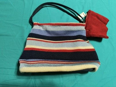 NWT The Sak Santa Monica Crochet Striped W/ Access. Bag Handbag Purse NEW - Image 1 of 4