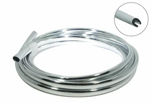 16feet(5metres) Chrome Car Door Edge Guard Molding Trim Protector Strip U Shape - Picture 1 of 6
