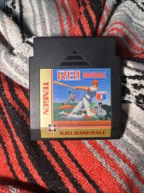 RBI R.B.I. Baseball Classic Tengen ORIGINAL NES 1988 Nintendo Black Cart
