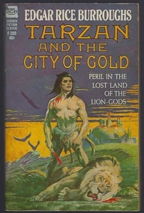 Tarzan and the City of Gold Edgar Rice Burroughs Ace Vintage Paperback Frazetta - Picture 1 of 1