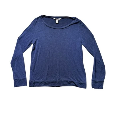 Jersey tejido Victoria’s Secret para mujer pequeño azul manga larga cuello redondo Foto 1 de 4