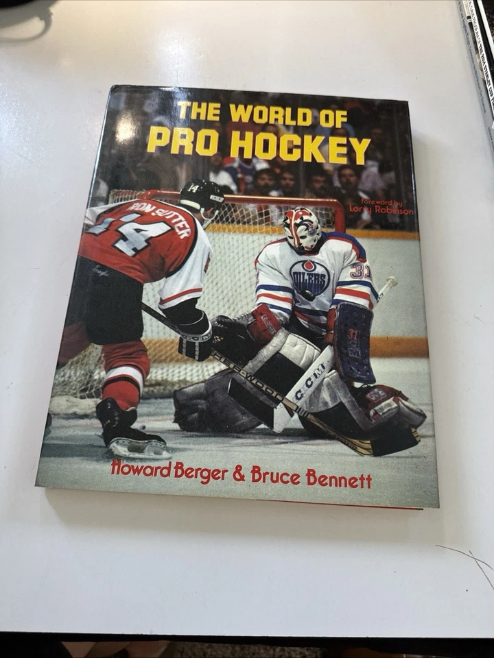 The World of Pro Hockey 1985 with dust cover Wayne Gretzky photo Foto 1 de 1