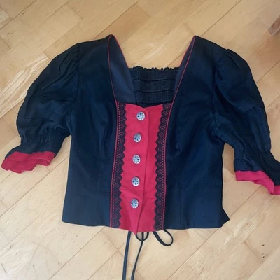 Damen Trachten Mieder Bluse Gr 40 Landhaus - Bild 1 von 4