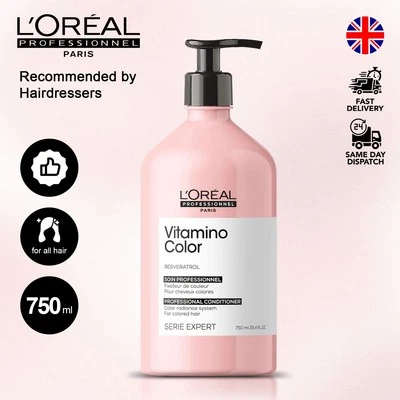Loreal Professionnel Serie Expert Vitamino Color Hair Conditioner 750ml UK Stock - Image 1 of 4
