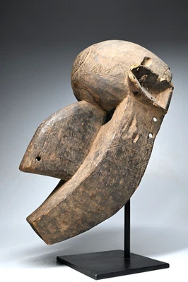 Máscara de la Sociedad Bamana Kore Foto 1 de 4