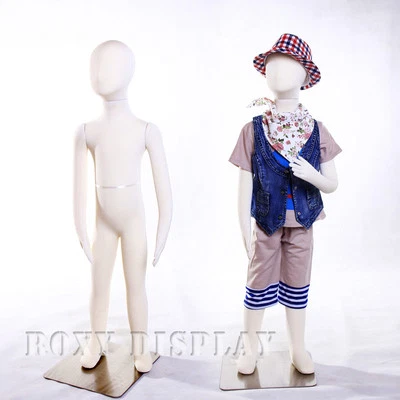  Full body jersey covered flexible children mannequin Dress Form Display #CH05T - Image 1 of 4