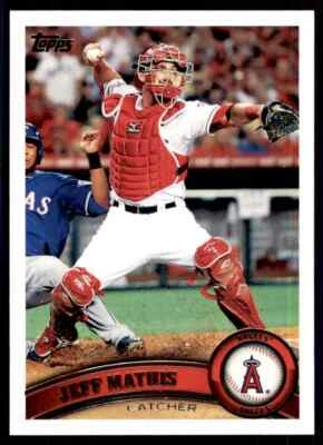 2011 Topps Jeff Mathis #474 Los Angeles Angels - Image 1 of 2