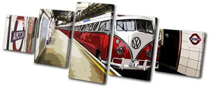 Quadro Trasporto Camper Sotterraneo TELA WALL ART Stampa VA - Foto 1 di 1