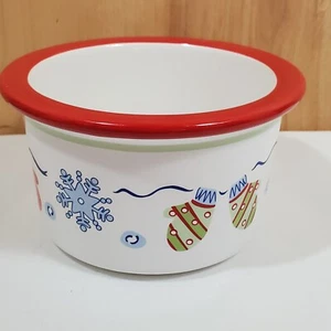 Guantes de Navidad Pfaltzgraff Ramekin Taffy Candy Hats 4,5" - Imagen 1 de 8