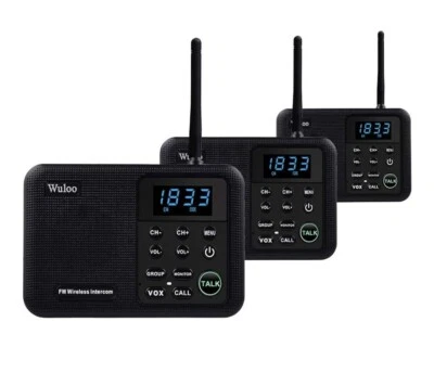 Wuloo 22 Wireless Intercom System 22 Channels 100 Code New In Box - Image 1 of 4