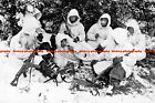 F016741 Soldiers in the Forest. Dressed in Snow Camouflage. 44 Assault Rifle. G4